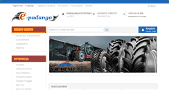 Desktop Screenshot of e-padanga.lt